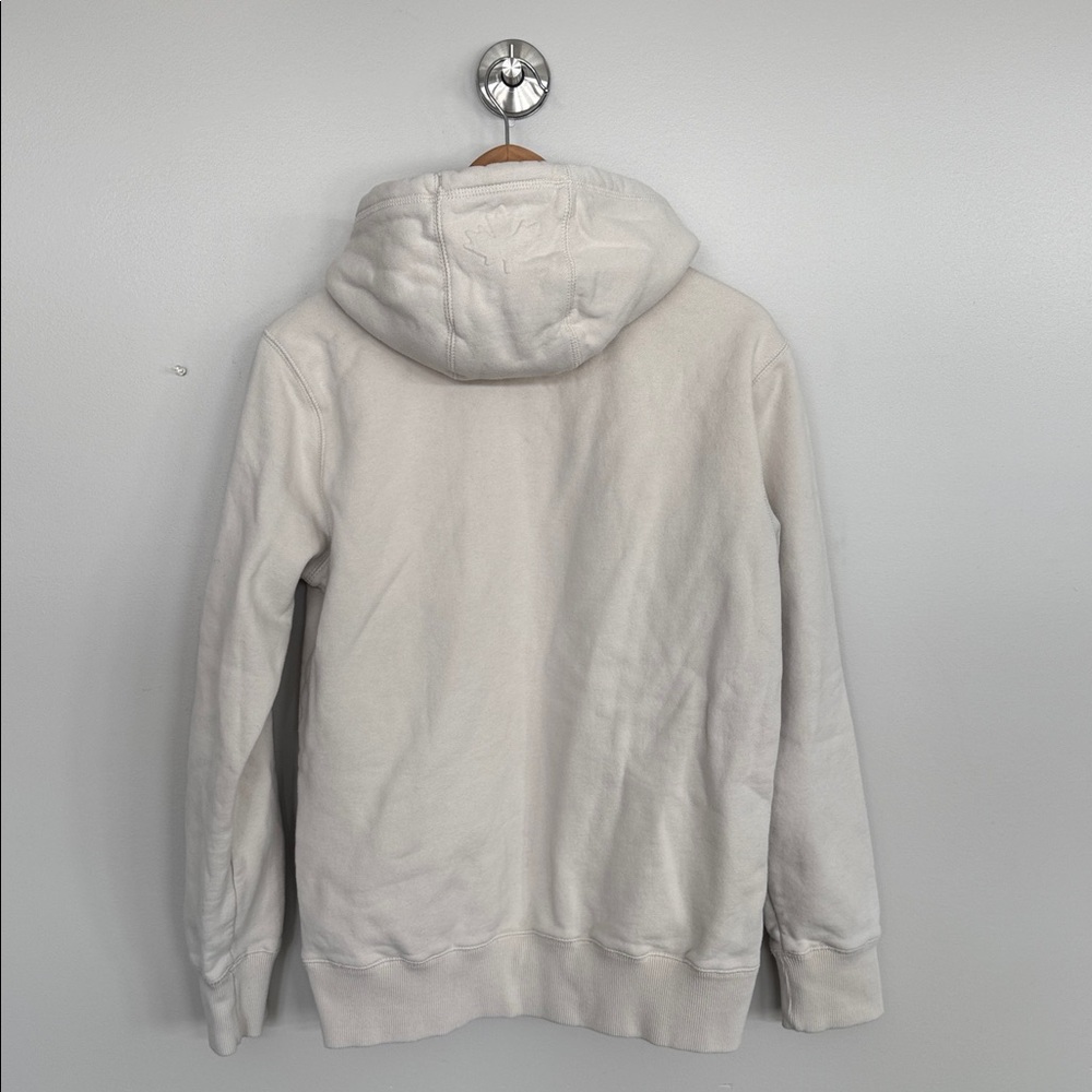 Roots Men's Off-White Hoodie - Picture 3 of 5